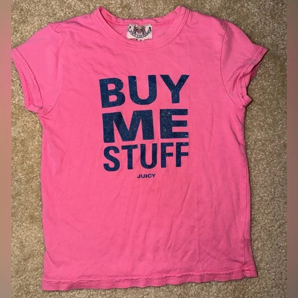 Girls Juicy Couture shirt! Sz 7 - Picture 2 of 4